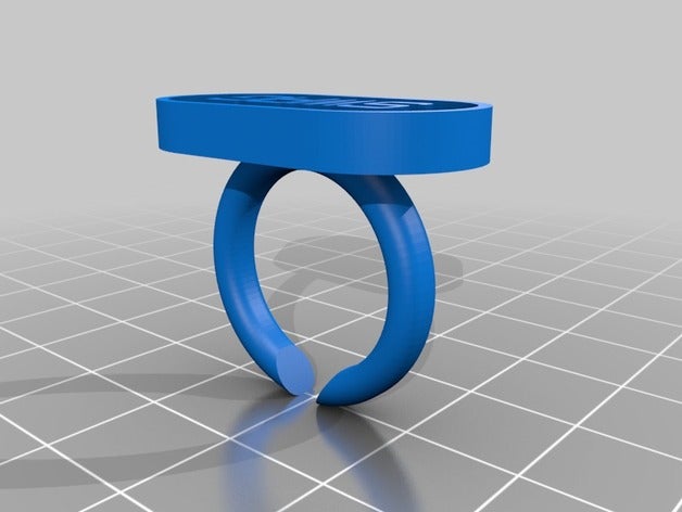 swag anillo los anillos personalizado 3D print model - Mito3D