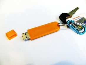 corsair voyager gt usb dava Anahtarlık bilgisayar kap durumda sürücü durum kasanın konut kasa anahtar anahtarları halkası bellek hafıza kapağını sopa başparmak götürmek kapağı stick tutucu 3d print model - Mito3D