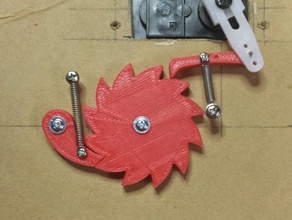 trinquete los gadgets engranaje engranajes control de movimiento la uña llave carraca 3d print model - Mito3D