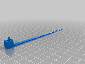 my customized cable tie parts 3d print model - Mito3D