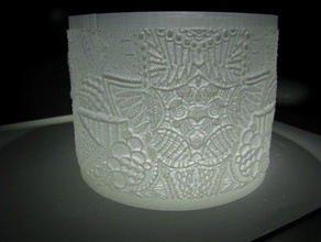 Lampenschirm-1 Dekor Lampenschirm Licht 3d print model - Mito3D