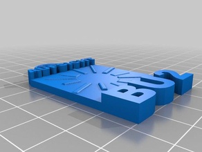 pausenaufsicht badge pièces et badges 3d print model - Mito3D