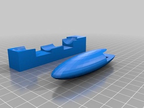 barchetta con tetto piedistallo e tendalino L'impression 3d 3d print model - Mito3D