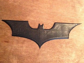 batarang signs & logos batman batsymbol bat symbol darkknight dark knight 3d print model - Mito3D