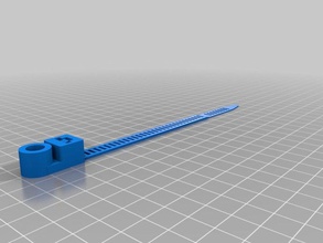 my customized cable tie1 parts 3d print model - Mito3D
