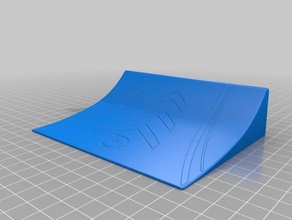 sphero ramp solid bottom robotics 3d print model - Mito3D