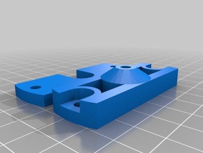 rostock'ta mount e3d v6 3d yazıcı parçaları özelleştirilmiş 3d print model - Mito3D