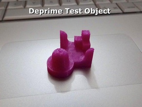 deprime objeto de teste 3d impressão testes a calibração pla replicator 2 encordoamento superfície 3d print model - Mito3D