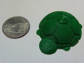 turtle animals model openscad truncated icosahedron 3d print model - Mito3D