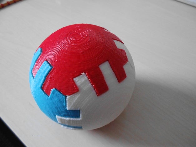 puzzle ball puzzles 3D print model - Mito3D