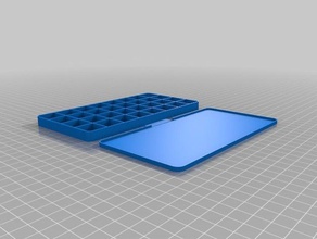 case compartment small screws containers customized 3d print model - Mito3D