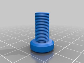 m5 16 mm hex bolt - my customized nut job washer threaded rod factory parts 3d print model - Mito3D