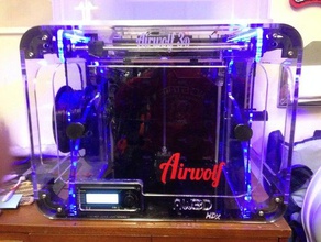airwolf3d hd Serisi yazıcı kasa panelleri 3d parçaları airwolf hd2x hdx 3d print model - Mito3D