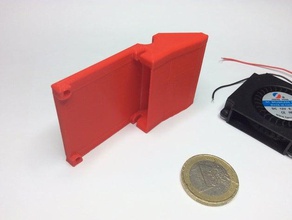 aeratore radiale, condotto foldarap 2 Stampante 3d accessori emmanuel gilloz della ventola foldarap2 ventilatore radiale 3d print model - Mito3D