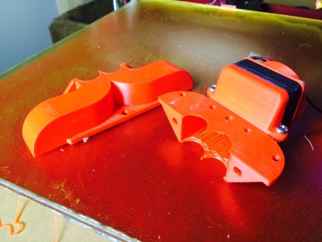 barile condotto di raffreddamento mendelmax 2 & jd duallie cinghia estrusore Stampante 3d parti Ventola da 40mm della ventola montaggio condotti mendelmax2 mendel max 3D print model - Mito3D