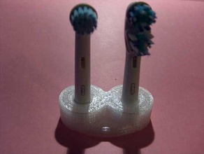 supporto brosse dent bagno ammaccature il 3d print model - Mito3D