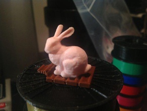 easter bunny candy bar animals chocolate faberdashery pla plastic rabbit 3d print model - Mito3D