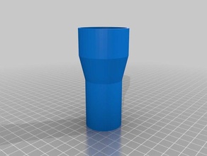 il mio personalizzato tubo di aspirazione adattatore finale strumenti su misura 3d print model - Mito3D