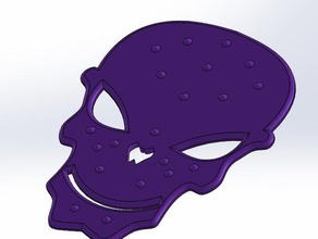 skull stomp pad gadgets fun snowboard 3d print model - Mito3D