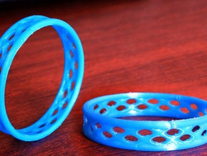 solo bangle bracciali Stampato in 3d di gioielli il design semplice 3d print model - Mito3D