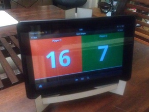 tablet score board stand cardboard cards laser cutter magic scoreboard 3d print model - Mito3D