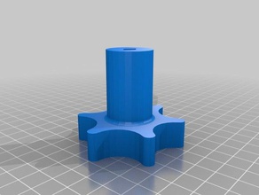tall manabloc key knob replacement parts 3d print model - Mito3D