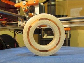 10 penny cross roller bearing engineering 3d print model - Mito3D