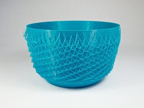 peloso texture vaso sculture art ornamento ultimaker 3d print model - Mito3D