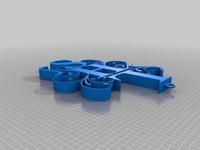 lhs clave de la cadena llaveros escuela secundaria llavero original 3d print model - Mito3D