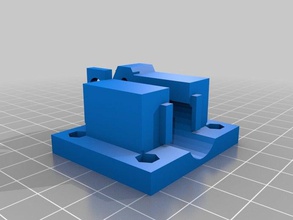 lm8uu bearing mounts aleph objects ao motor corrected holes 3d printer parts 3d print model - Mito3D