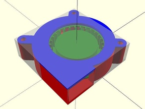 centrifugal fan 3d printer accessories radial 3d print model - Mito3D
