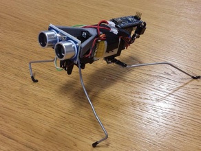 bug bot robotics arduino robot servo 3d print model - Mito3D