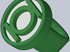 green lantern, l'anneau les anneaux greenlantern 3d print model - Mito3D