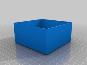 meine kundengebundene quadratische Tabletts - Organisation 3d print model - Mito3D