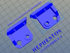 antiwobble blocco asse z hephestos prusa i3 Impresora 3d accesorios 3d print model - Mito3D