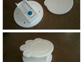 doggy dor bell based standard avidesen wireless doorbell pets 3d print model - Mito3D