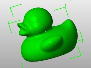 duck animals 3d printer scan cute models toys 3d print model - Mito3D