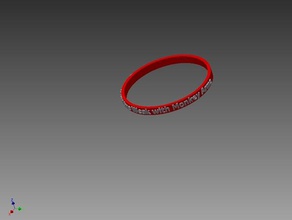 live weak monkey arms bracelet bracelets alltheswag downloadable g gav gavyn jewlery monkeyarms swag 3d print model - Mito3D