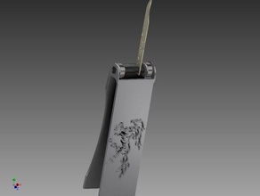 couteau truc des outils à main s'ennuyer cool de la conception le trucs tribal 3d print model - Mito3D