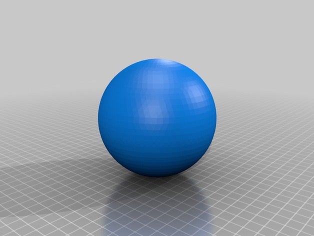 grosse boule de la colère balle sphère 3D print model - Mito3D