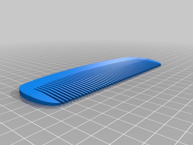 comb v2 fashion beauty hair 3D print model - Mito3D