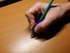 doigt guide stylo doigts crayon l'accessibilité assistivetech appareil d'assistance dispositif des personnes âgées handicapées le handicap ergoth rapie ergotherapie l'ergothérapie stylet l'écriture 3d print model - Mito3D