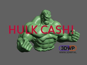 hulk salvadanaio i contenitori einscan einscan-s la marvel comics meshmixer soldi scatola di denaro piggybank shining3d 3d print model - Mito3D