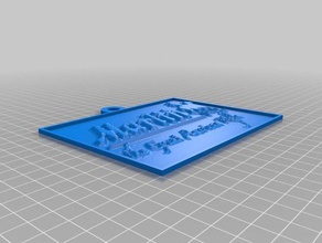 marlin Anahtarlık 2d sanat özelleştirilmiş 3d print model - Mito3D