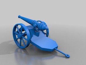 water canon air special mechanical toys cannon war games 3d print model - Mito3D