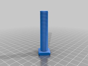wc bidet sedile bullone 1 parti su misura 3d print model - Mito3D