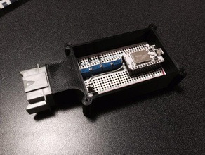 perma proto recinzione elettronica plus deutsch 8 pin dt connettore buco 3d print model - Mito3D
