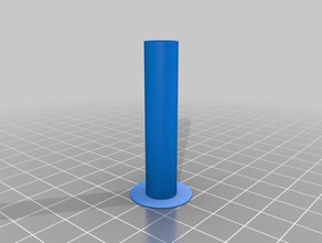 hollow throwaway pillar aid printing thin towers 3d print model - Mito3D