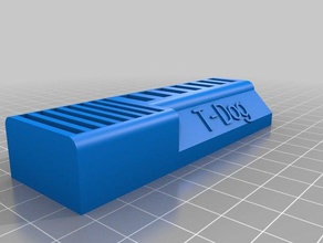 memoria usb & sd titular de la tarjeta t - dog organización personalizado 3d print model - Mito3D