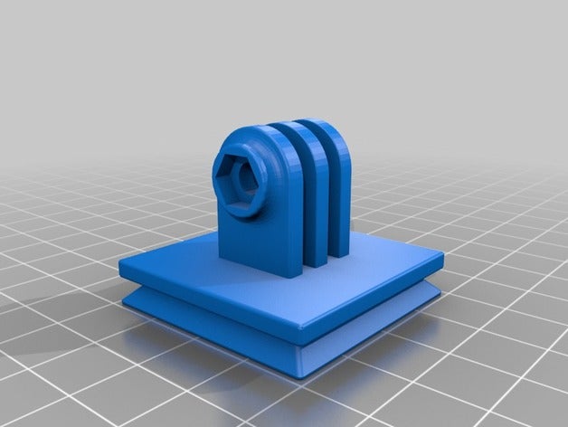 arca-swiss piazza gopro piastra di montaggio la fotocamera arca swiss il monte 3D print model - Mito3D